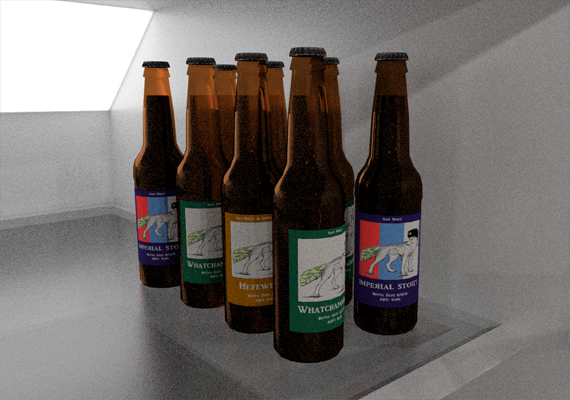 My homebrewed beer’s cameo in <i>Avocado Anomaly 2</i>.