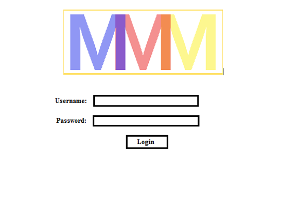 First iteration interface prototype for an application developed in my Software Engineering class at Georgia State University. This is the login page.